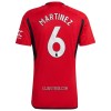 Camisola Manchester United Martinez 6 Homen Equipamento 1ª 23/24